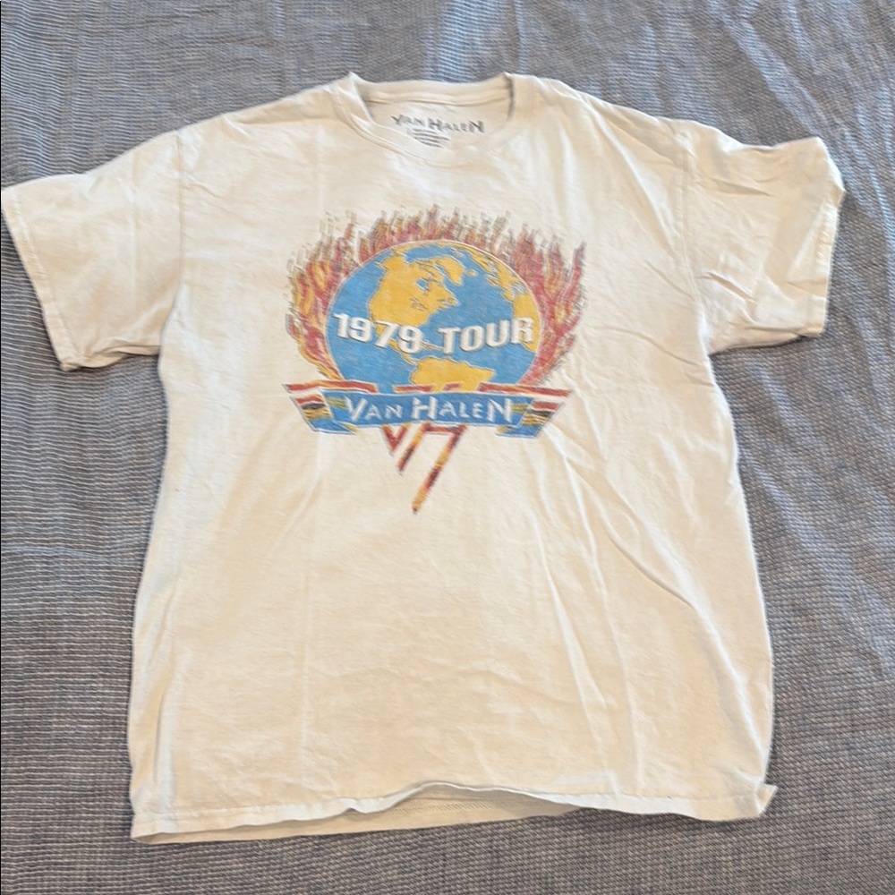 White Short Sleeve Van Halen Tee